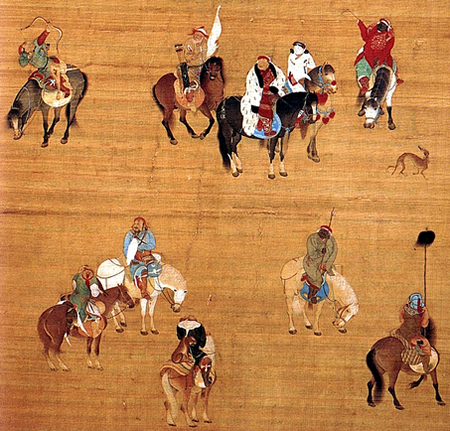 Kublai Khan on a hunting expedition