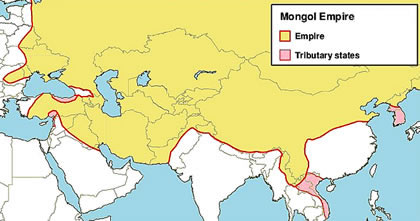 Mongol Empire during the reign of Mongke Khan