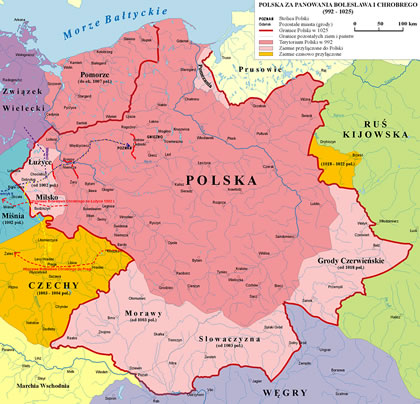 kingdom of Poland map