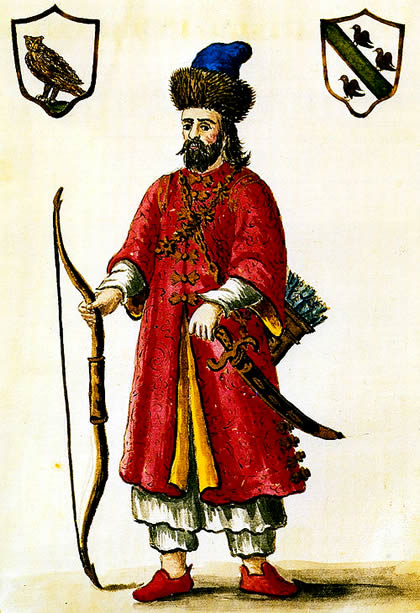 Marco Polo in tartare costume