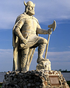 Viking statue