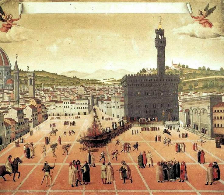 May 23, 1498 â€“ Girolamo Savonarola is burned at the stake in Florence, Italy. 