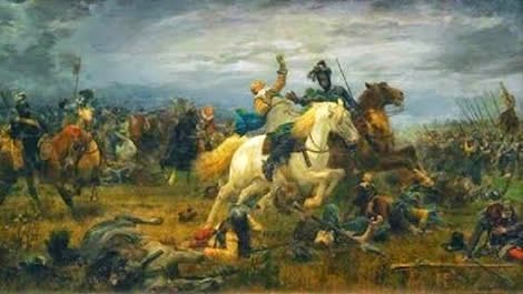 6 November 1632 - the Leu von Mitternacht, Gustavus Adolphus of Sweden, fell in the Battle of LÃ¼tzen, 20 miles southwest of Leipzig